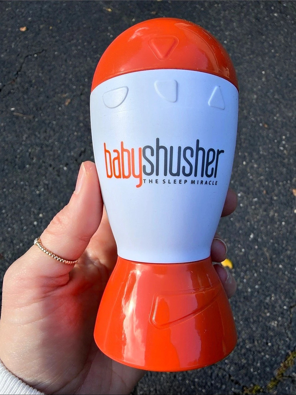 Baby Shusher The Sleepeasy Machine Baby Sleep Sound Machine Red & White